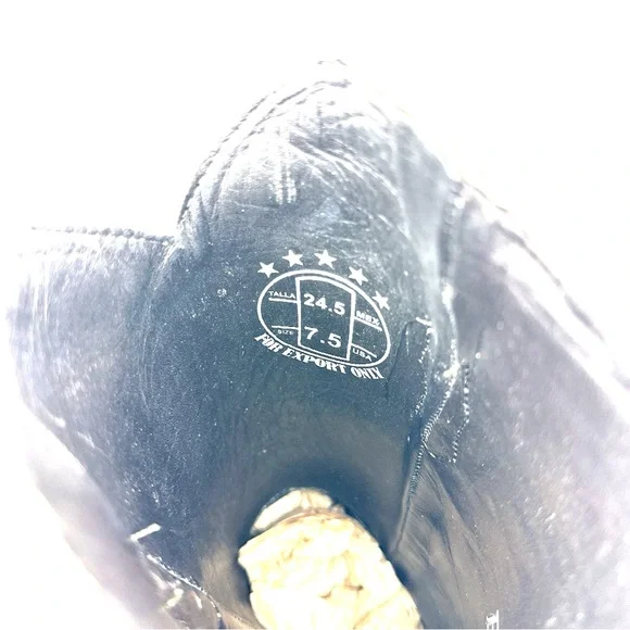 🔥NWOB W/Tags ROCK’EM Paulina Snip Toe Cowgirl Boots Size 7.5 - Picture 7 of 14